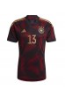 Tyskland Thomas Muller #13 Fotballdrakt Borte Klær VM 2022 Korte ermer